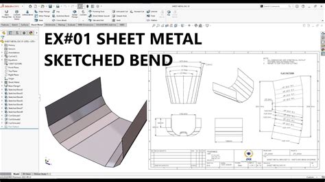 solidworks sheet metal bending|sketched bend in solidworks.